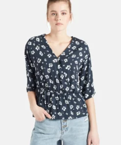 Khujo RINALDA - Blusa - Blau Weiß Geblümt, Mujer 14 Khujo RINALDA - Blusa - Blau Weiß Geblümt, Mujer -Tienda de ventas KHUJO ef30e0df177646f1b149f331aef184b7