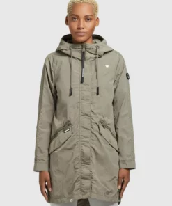 Khujo GAMES - Parka - Graugrün, Mujer