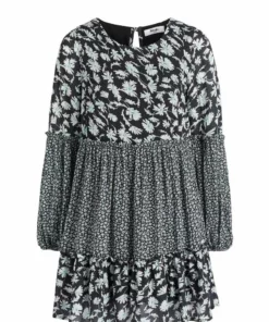 Khujo GRANATA - Vestido Informal - Schwarz Weiß, Mujer -Tienda de ventas KHUJO f0c456b38bbd429e9027105b1ba9d35c