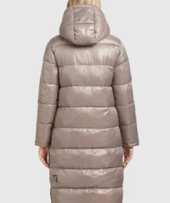 Khujo CORINNA SHINY - Abrigo De Invierno - Taupe Glänzend, Mujer -Tienda de ventas KHUJO f0d3dbae967c4091a1de187ef72c1992