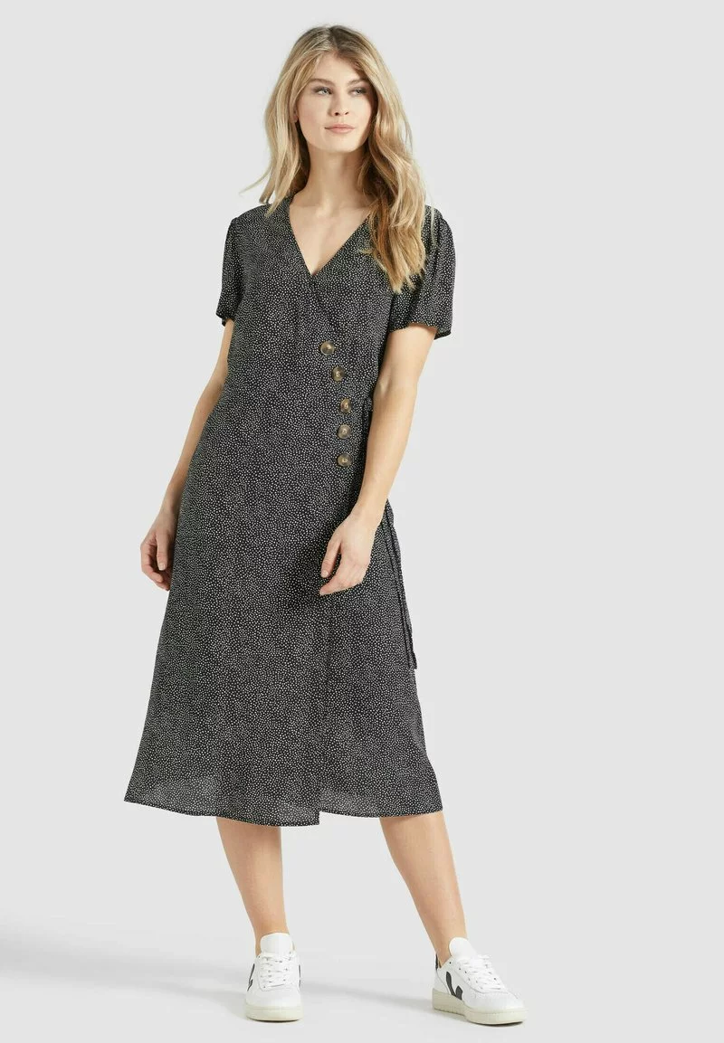 Khujo PORGY - Vestido Informal - Schwarz-weiß Gepunktet, Mujer 1 Khujo PORGY - Vestido Informal - Schwarz-weiß Gepunktet, Mujer