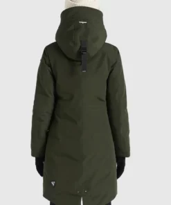 Khujo CHARLYN2 - Abrigo De Invierno - Dunkeloliv Polyester, Mujer -Tienda de ventas KHUJO f29399c69bfa417cba0c468cee88fc1a