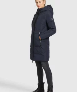 Khujo ELESSA2 - Abrigo De Invierno - Dunkelblau, Mujer -Tienda de ventas KHUJO f340c8d95a9445d28c7c2586b556b506