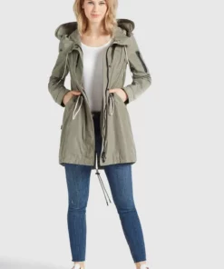 Khujo CATHARINA - Parka - Hellkhaki, Mujer -Tienda de ventas KHUJO f35fc8f9a04b4b84ac9c772c24d956ac