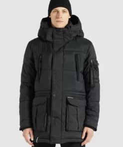 Khujo ROSS - Abrigo De Invierno - Schwarz, Hombre -Tienda de ventas KHUJO f36294319d0d4b0c9a517607029eab65