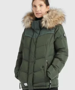 Khujo WINSEN6 - Chaqueta De Invierno - Dunkeloliv, Mujer -Tienda de ventas KHUJO f393d02320ce49bdbab27f5ee629742b