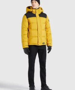 Khujo HELSINKI - Chaqueta De Invierno - Gelb, Hombre -Tienda de ventas KHUJO f3ab27d952b5491992799555403e7cc3