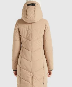 Khujo ARIBAY PEACHED - Abrigo De Invierno - Beige, Mujer -Tienda de ventas KHUJO f42a833c0ab347e5b38f9f4a506327a4
