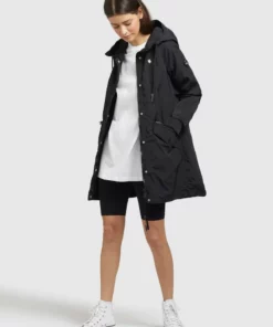 Khujo GAMES - Parka - Schwarz, Mujer -Tienda de ventas KHUJO f453a5351cc847c5bf2d8376df75fc4a