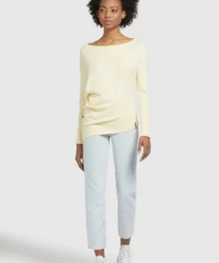 Khujo SHEA - Jersey De Punto - Hellgelb, Mujer -Tienda de ventas KHUJO f46cdee2019a4622955bb88b6b4b79e2