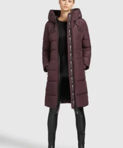 Khujo JILIAS - Abrigo De Invierno - Weinrot, Mujer -Tienda de ventas KHUJO f57ebd2faf884f639bffdd6616c30c84