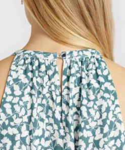 Khujo KELSA - Vestido Informal - Blau Geblümt, Mujer -Tienda de ventas KHUJO f7840aea13454e90ad36033fb95ecac6