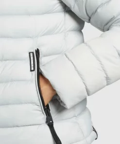 Khujo LOVINA2 SHINE - Chaqueta Fina - Hellgrau, Mujer -Tienda de ventas KHUJO f7b1bb84a6e04bdf9e701e29b1c00c32