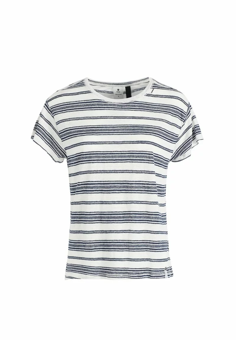 Khujo MATAMA - Camiseta Estampada - Naturweiß-dunkelblau Gestreift, Mujer 10 Khujo MATAMA - Camiseta Estampada - Naturweiß-dunkelblau Gestreift, Mujer - Imagen 10