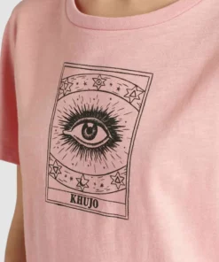 Khujo HELA - Camiseta Estampada - Rosa, Mujer -Tienda de ventas KHUJO f8aef80002664b8a8fbb62248a5d3edc