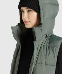 Khujo MAGNETA MATT - Chaleco - Graugrün, Mujer 10 Khujo MAGNETA MATT - Chaleco - Graugrün, Mujer -Tienda de ventas KHUJO f9430abade30422295ab085a07de991e