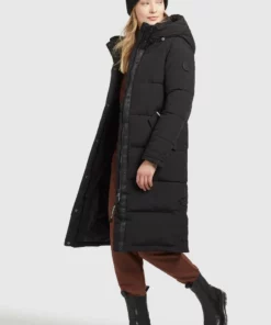 Khujo DAKOTA - Abrigo De Invierno - Schwarz, Mujer