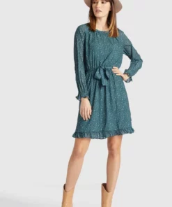 Khujo MEDUSA - Vestido Informal - Grün, Mujer 14 Khujo MEDUSA - Vestido Informal - Grün, Mujer -Tienda de ventas KHUJO f9c7c866f1c048d297260fd0e73063cd