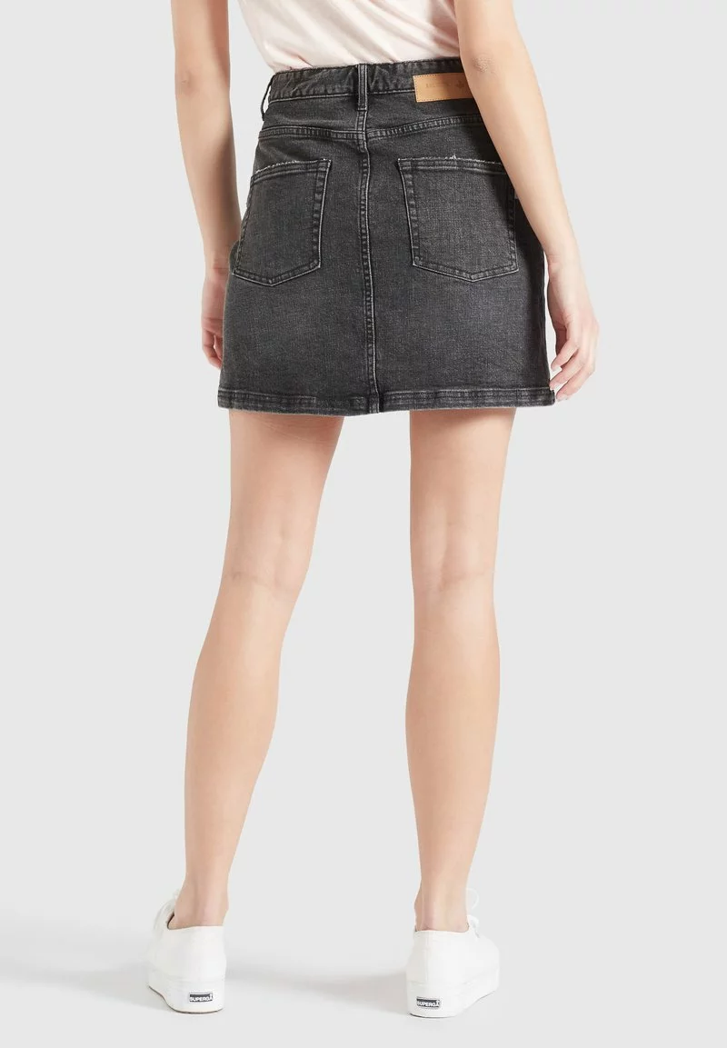 Khujo MAXIMA - Falda Vaquera - Schwarz Gewaschen, Mujer 3 Khujo MAXIMA - Falda Vaquera - Schwarz Gewaschen, Mujer - Imagen 3