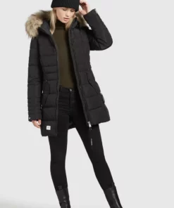 Khujo AMARAY2 - Abrigo De Invierno - Schwarz, Mujer -Tienda de ventas KHUJO fad86367cfb64564888f095a5145b6f0