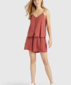 Khujo HANNI - Top - Red, Mujer