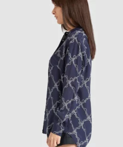 Khujo COLLINS - Camisa - Dark Blue, Mujer -Tienda de ventas KHUJO fb2eea29909145adbfe35929ba43882c