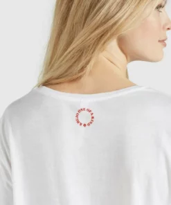 Khujo BANANI HEY - Camiseta Estampada - Weiß, Mujer -Tienda de ventas KHUJO fb3b7a883d4d462ab08da6f4db85111d