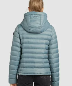 Khujo LOVINA2 SHINE - Chaqueta Fina - Blaugrau, Mujer -Tienda de ventas KHUJO fb769fc23275447f87614863a55d154c