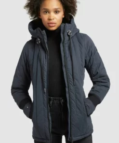 Khujo TWEETY PRIME5 PEACHED - Chaqueta De Entretiempo - Dunkelblau, Mujer -Tienda de ventas KHUJO fcd83602e37a466cb5e3f69422ae5437