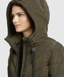 Khujo EIJA2 - Chaqueta De Invierno - Dunkeloliv, Mujer -Tienda de ventas KHUJO fd233853fb0f4209b50b0feba7eb940d