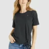 Khujo AURELIA - Camiseta Estampada - Dunkelgrau Meliert, Mujer