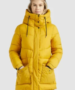 Khujo SELANIE - Chaqueta De Invierno - Gelb, Mujer