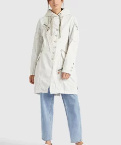 Khujo ZARIA - Parka - Beige/off White, Mujer