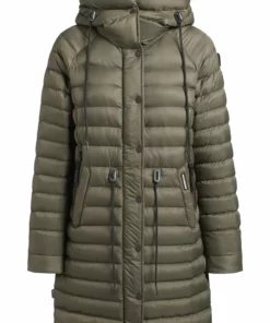 Khujo NIANA2 SHINE - Abrigo De Invierno - Dunkeloliv, Mujer -Tienda de ventas KHUJO ff93823ae2c7405da3aca6cb5ba34fee